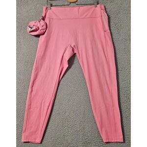Outdoor Voices x Disney Minnie Mouse Pink Leggings RARE Limited Edition Size 3XL